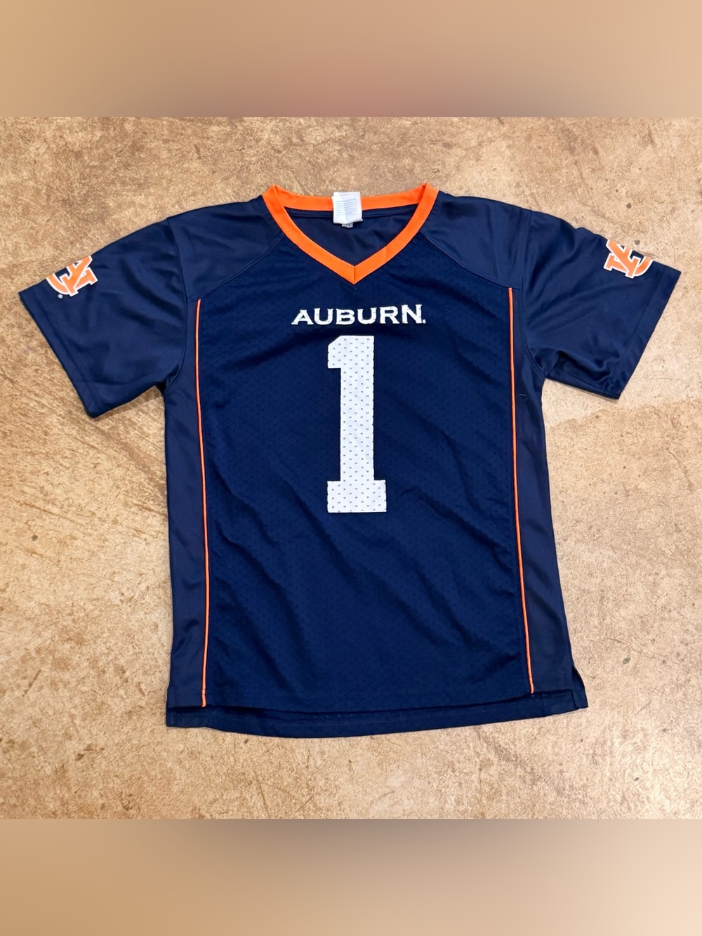 Rivalry Threads Auburn Tigers Jersey Blue/Orange Youth Unisex M #1